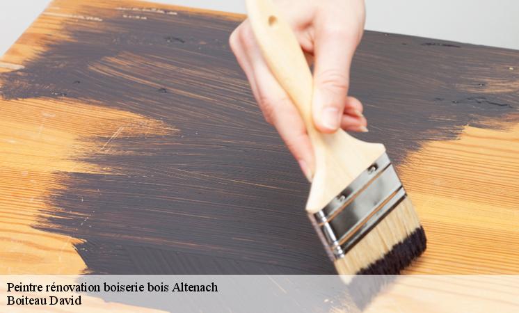Les travaux de peinture des boiseries à Altenach dans le 68210