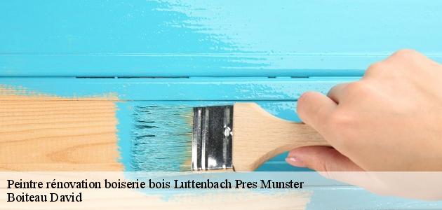 Les travaux de peinture des boiseries à Luttenbach Pres Munster dans le 68140