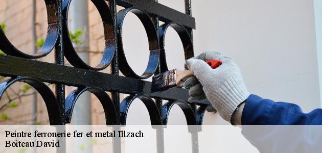 Les travaux de peinture des portails en métal à Illzach