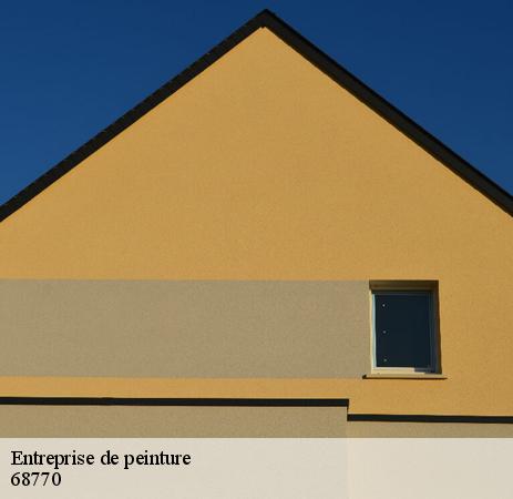 Les travaux de peinture pour murs des maisons à Ammerschwihr dans le 68770