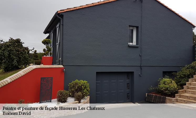 Les propriétaires à Husseren Les Chateaux sollicitent le service des peintres en façades Boiteau David