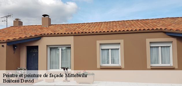 Les travaux de peinture des façades à Mittelwihr et ses environs