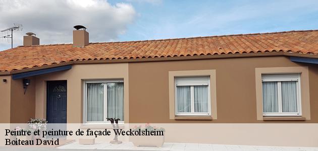 Les propriétaires à Weckolsheim sollicitent le service des peintres en façades Boiteau David