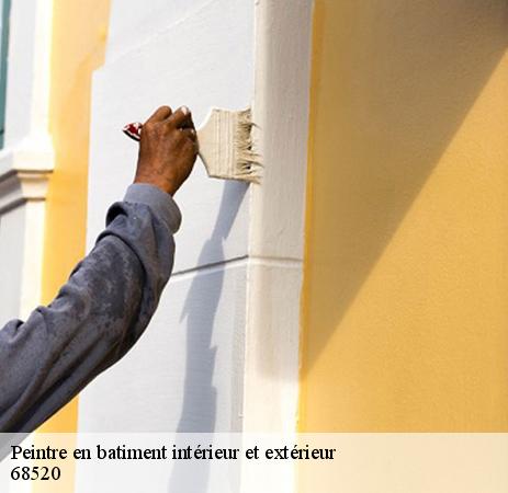 Les travaux de peinture des maisons à Burnhaupt Le Bas dans le 68520