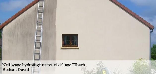 Les travaux de nettoyage des murets à Elbach dans le 68210