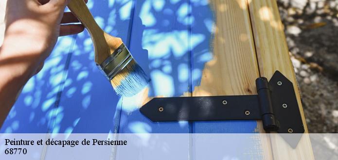 Les travaux de réparation des persiennes à Ammerschwihr dans le 68770