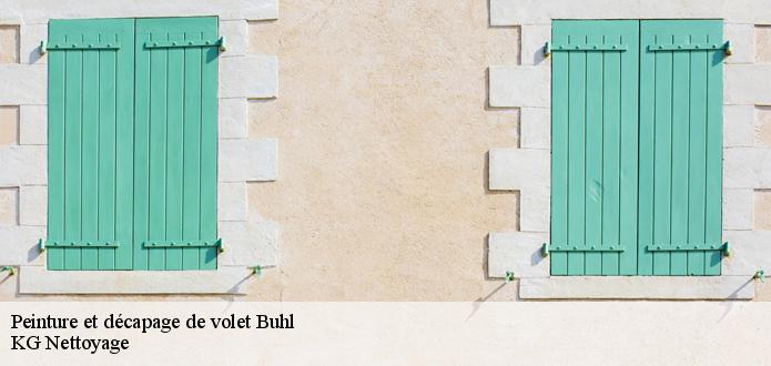 Intervention de KG Nettoyage  pour la peinture et décapage de volet