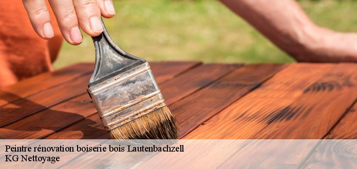 Les travaux de peinture des escaliers en bois à Lautenbachzell dans le 68610
