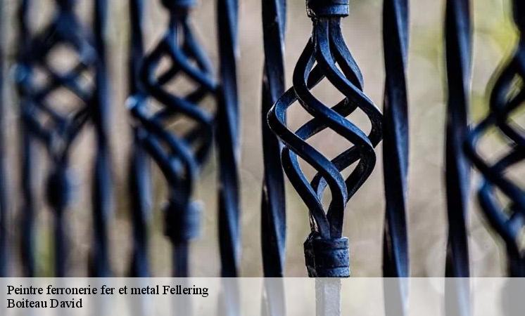 Les travaux de peinture des portails en métal à Fellering