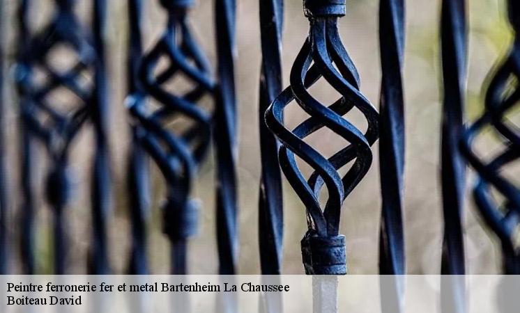 Les travaux de peinture des portails en métal à Bartenheim La Chaussee