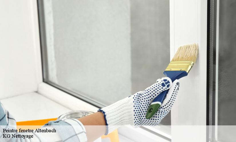 Peindre vos fenêtres extérieures ? Contactez l’entreprise KG Nettoyage  et ses peintres qualifiés