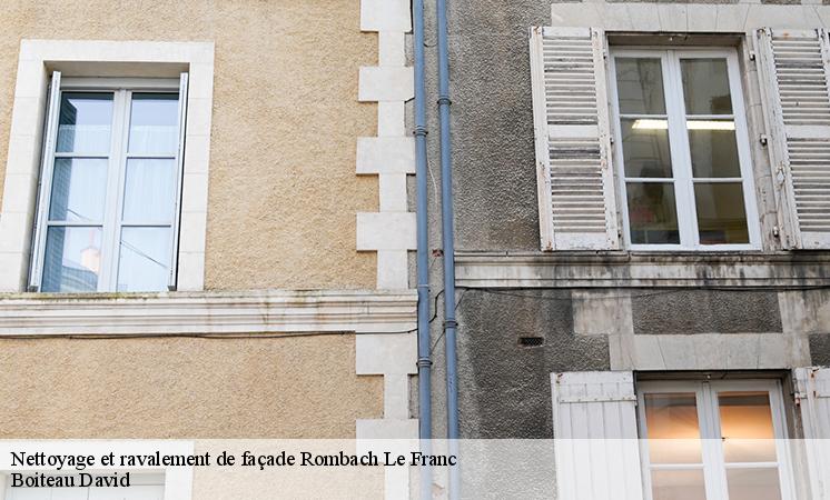 Boiteau David est un expert en matière de nettoyage de façade à Rombach Le Franc 