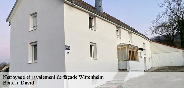 Boiteau David est un expert en matière de nettoyage de façade à Wittenheim 