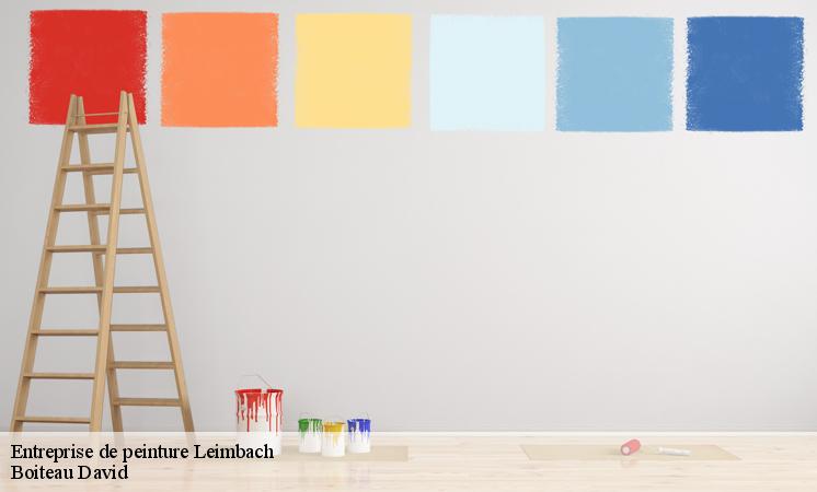 Les travaux de peinture des façades des maisons à Leimbach et les localités avoisinantes