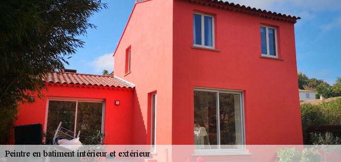 Les travaux de peinture des maisons à Hochstatt dans le 68720