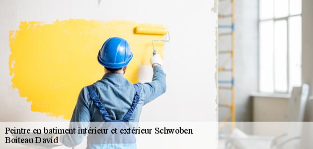 Boiteau David et les travaux de peinture des murs intérieurs des maisons à Schwoben